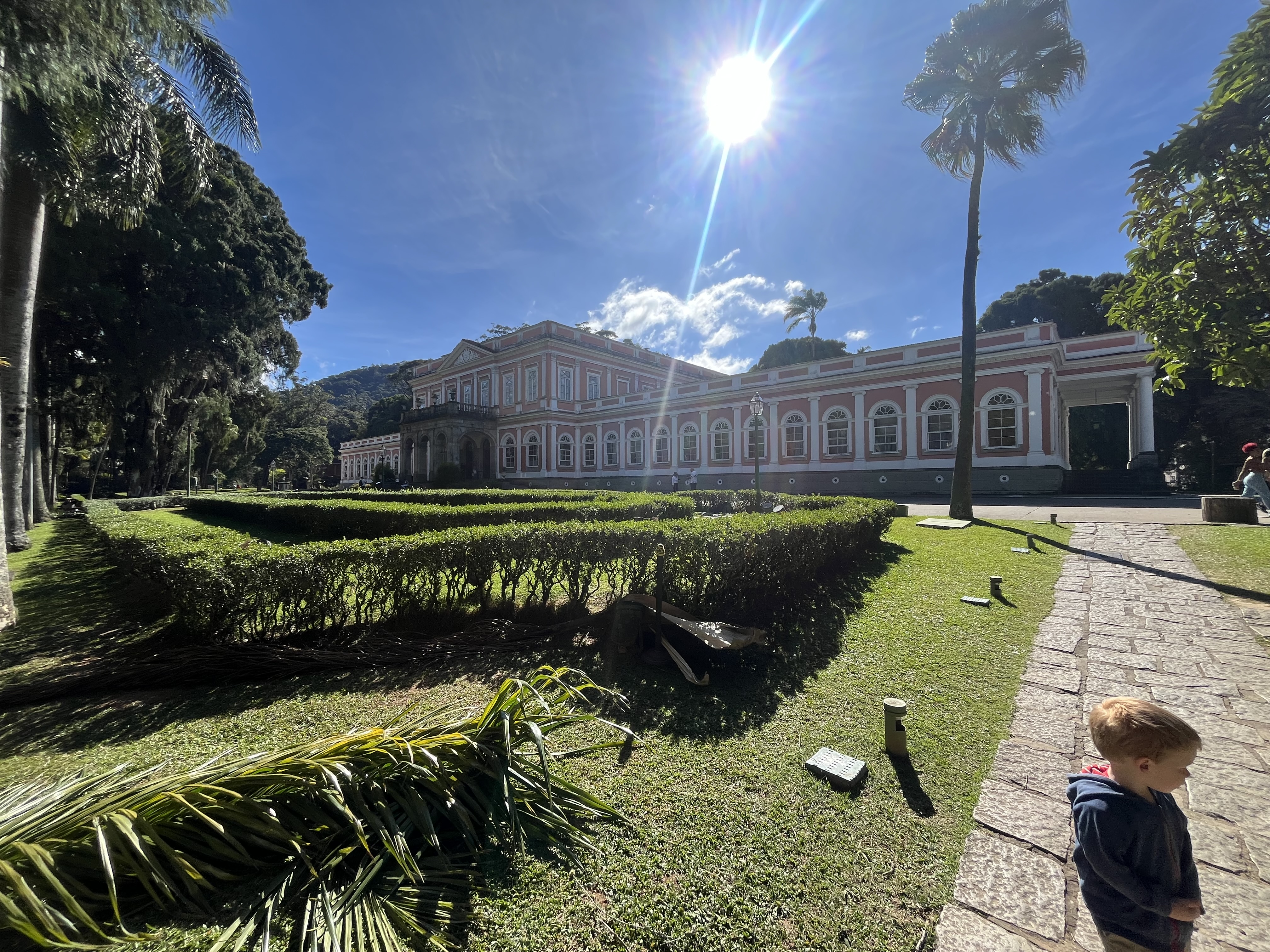Das imperiale Museum in Petrópolis. Leider durfte man die Krone nicht fotografieren.